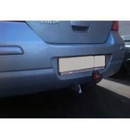 Фаркоп для Nissan Tiida 2007-2014 съемный крюк на двух болтах 1000кг Автос