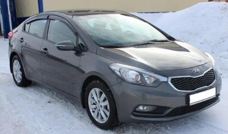 Дефлекторы окон (ветровики) Kia Cerato III Sd 2012"EuroStandard" (Киа Черато) Кобра Тюнинг