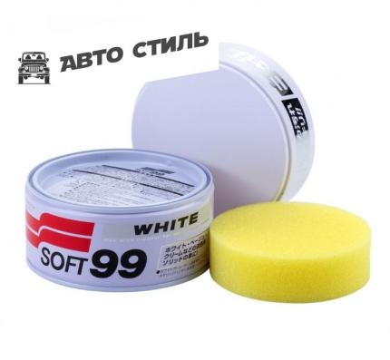 Soft99 Полироль кузова защитная Soft Wax для светлых 350гр.